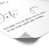 Poster Espresso Martini douche nuptiale Date idées nuit (Coin)