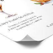 Poster Espresso Martini Mai Tai Cocktails Menu Mariage (Coin)