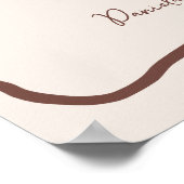 Poster Espresso Martini Main Dessinée Bachelorette Faveur (Coin)