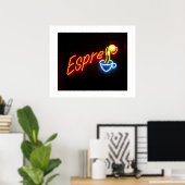 Poster Espresso-Print (Bureau à domicile)