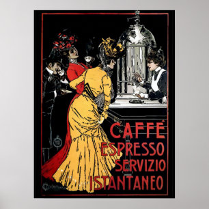 Poster Espresso vintage