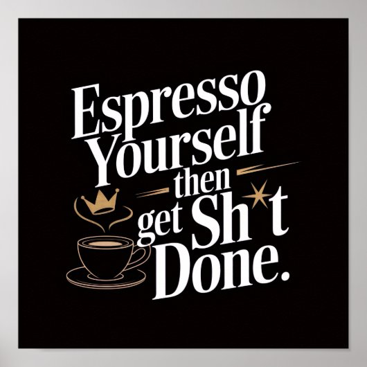 Poster Espresso Vous-Même (Devant)