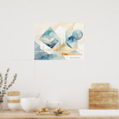 Poster Esprit Abstrait (Cuisine)