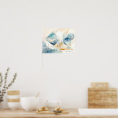 Poster Esprit Abstrait (Cuisine)