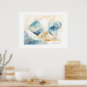 Poster Esprit Abstrait (Cuisine)