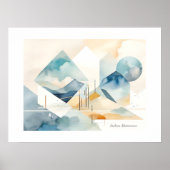 Poster Esprit Abstrait (Devant)