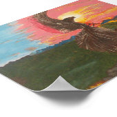 Poster Esprit Aigle Shamans (Coin)