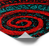 Poster Esprit Alien Cosmique Art Abstrait – Expressionnis (Coin)