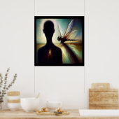 Poster Esprit Animal Dragonfly 1 (Cuisine)