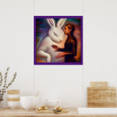 Poster Esprit Animal Lapin 1 (Cuisine)