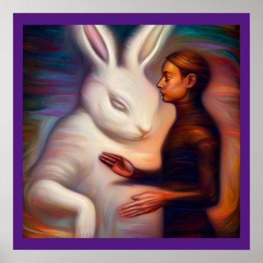 Poster Esprit Animal Lapin 1 (Devant)