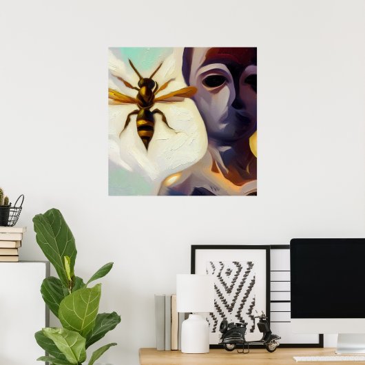 Poster Esprit animal Wasp 2 (Bureau à domicile)