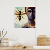 Poster Esprit animal Wasp 2 (Cuisine)