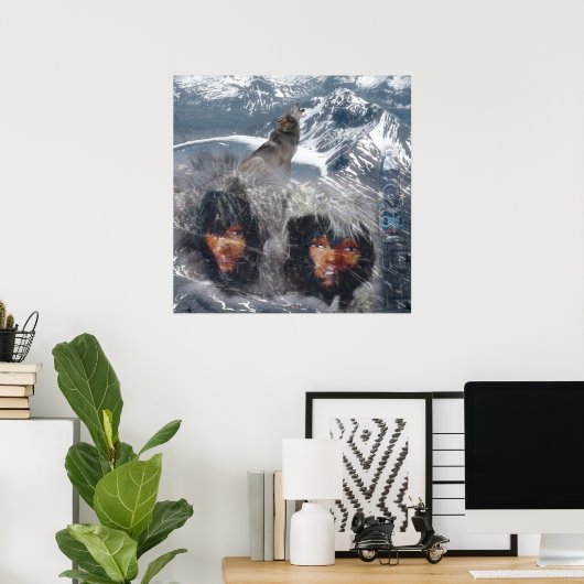 Poster Esprit autochtone en Alaska (Bureau à domicile)