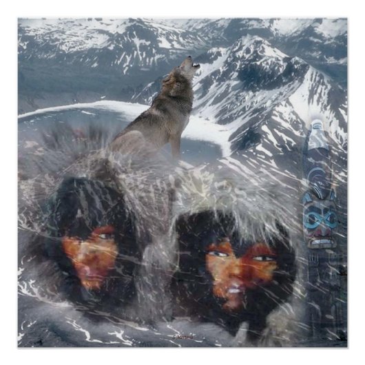 Poster Esprit autochtone en Alaska Valeur (Devant)
