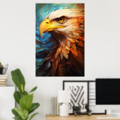 Poster Esprit d'aigle (Bureau à domicile)