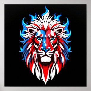 Poster Esprit d'Amérique