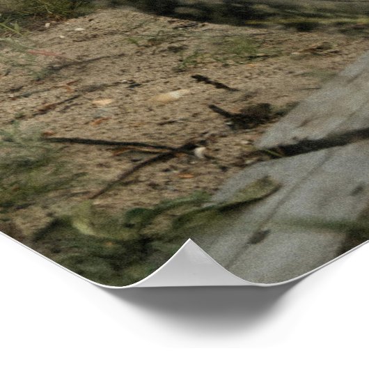 Poster Esprit d'aventure - Femme à vélo jaune (Coin)