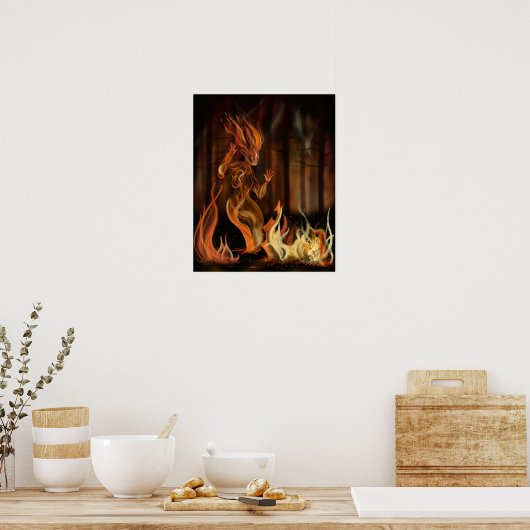 Poster Esprit de feu (Cuisine)