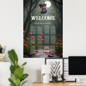 Poster Esprit de la forêt de Lune malicieuse de Fleur éca (Bureau à domicile)