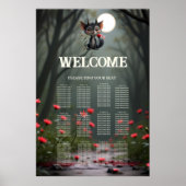 Poster Esprit de la forêt de Lune malicieuse de Fleur éca (Devant)