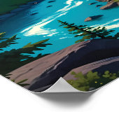 Poster Esprit de la nature ascendante (Coin)