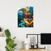 Poster Esprit de la nature ascendante (Bureau à domicile)