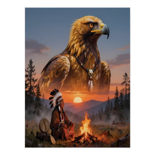 Poster Esprit de l'Aigle (Devant)