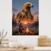 Poster Esprit de l'aigle (Cuisine)