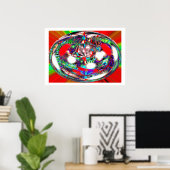 Poster Esprit de l'art mondial (Bureau à domicile)