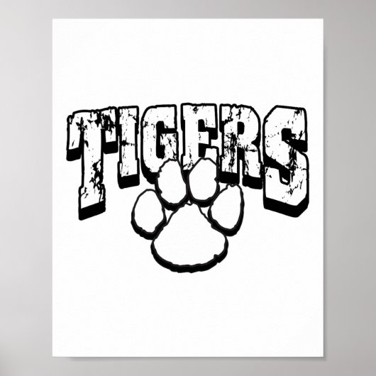 Poster Esprit de l'école des Tigres Retour à l'école B  (Devant)