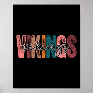 Poster Esprit de l'équipe du fan sportif de l'école