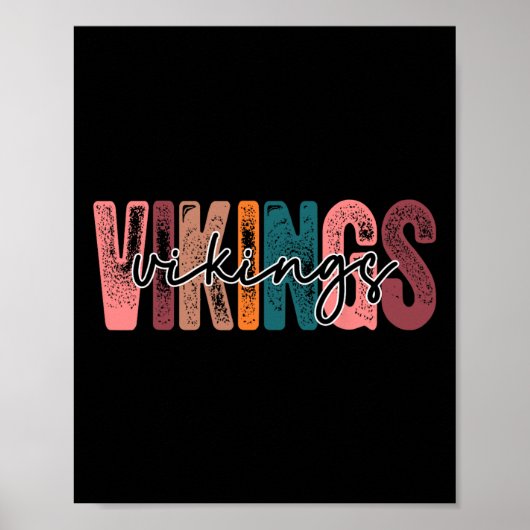 Poster Esprit de l'équipe du fan sportif de l'école (Devant)