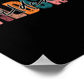 Poster Esprit de l'équipe du fan sportif de l'école (Coin)