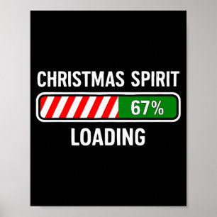 Poster Esprit de Noël Chargement 67 Mèmes Garçons Enfants