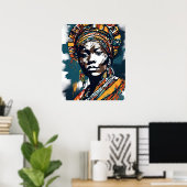 Poster Esprit des Ancêtres (Bureau à domicile)
