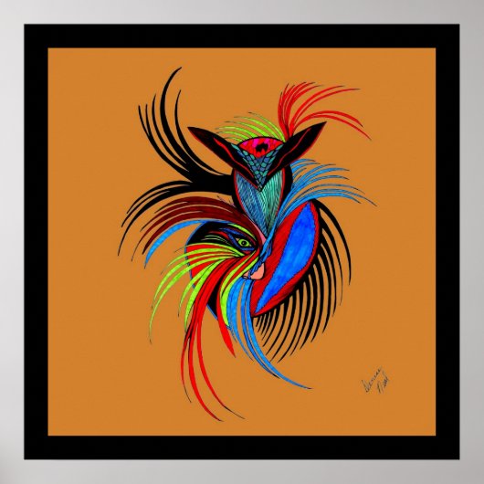 Poster Esprit d'oiseaux (Devant)