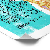 Poster Esprit doux et calme - Christian Scripture Post (Coin)