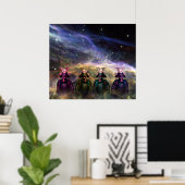 Poster Esprit du Samouraï (Bureau à domicile)