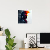 Poster Esprit du Spartiate (Bureau à domicile)