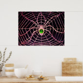 Poster ESPRIT ET WEB Vert Emeraude Gemstone Noir (Cuisine)