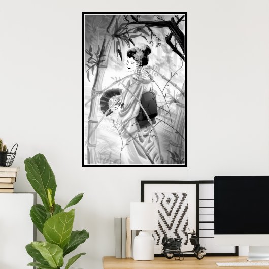 Poster Esprit forestier (Bureau à domicile)