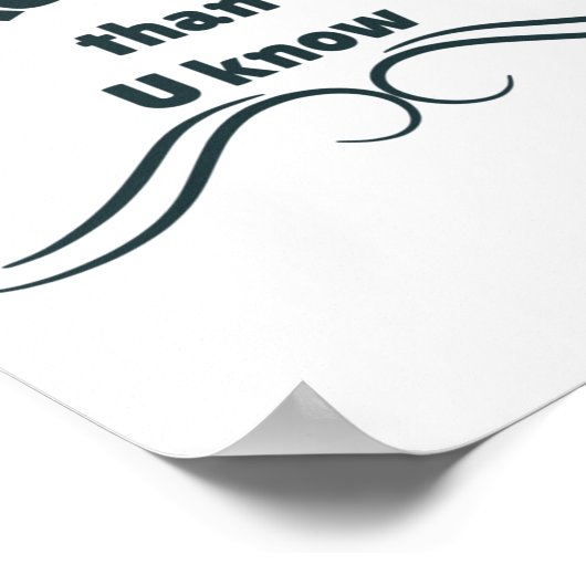 Poster Esprit incassable plus fort que vous connaissez St (Coin)