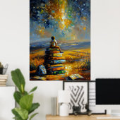 Poster Esprit lié aux étoiles – Expression des rêves et d (Bureau à domicile)