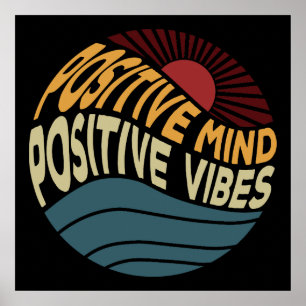 Poster Esprit Positif Vibrations Positives