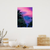 Poster Esprit "Regardez vos pensées, elles deviennent des (Cuisine)