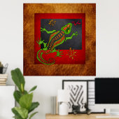 Poster Esprit reptilien (Bureau à domicile)