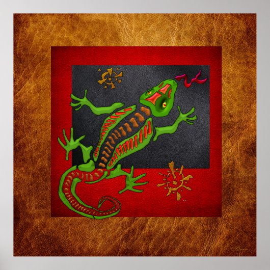 Poster Esprit reptilien (Devant)