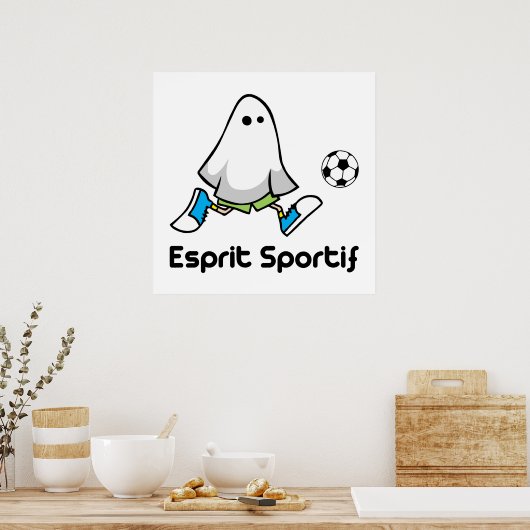 Poster Esprit Sportif (Cuisine)