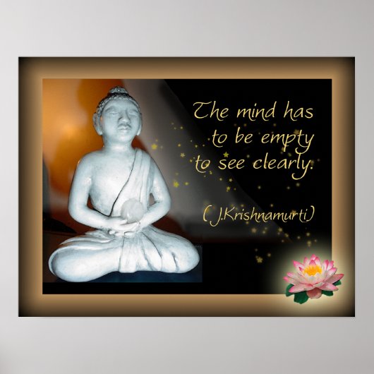 Poster Esprit vide (Devant)